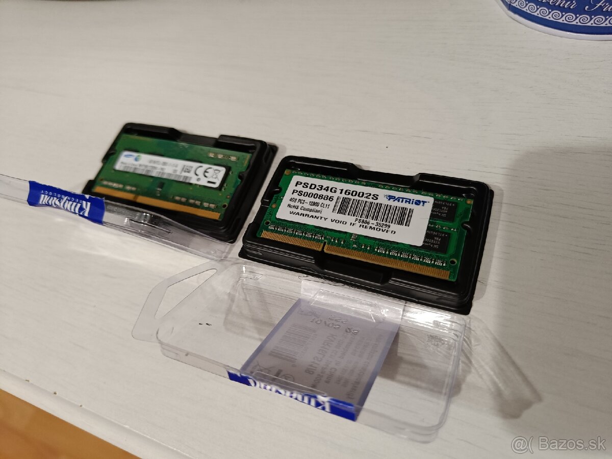 2ks DDR3 4GB RAM SODIMM 1600MHz