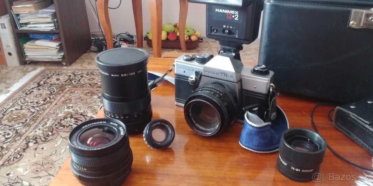 Predám Praktica MTL5B set + Pentacon objektívy