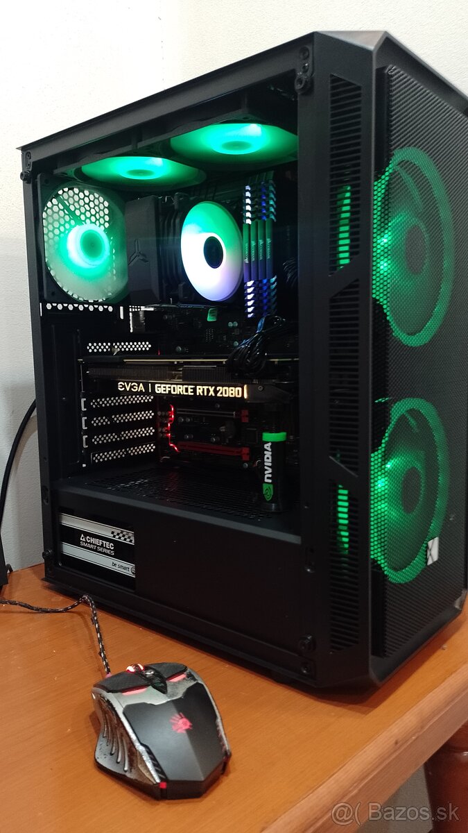 Herná PC zostava – Ryzen 5 3600 - RTX 2080 - 32 GB DDR4 -NVM