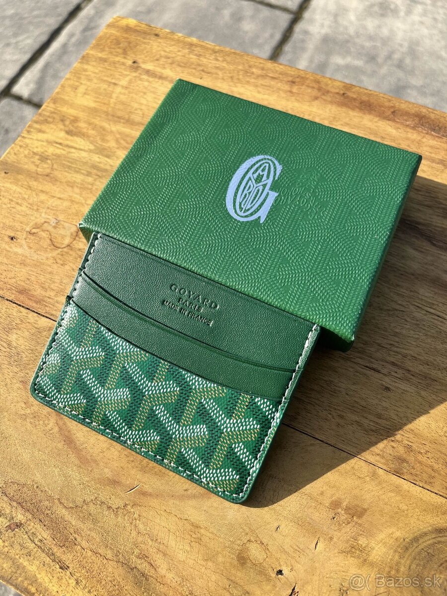 Goyard peňaženka zelená