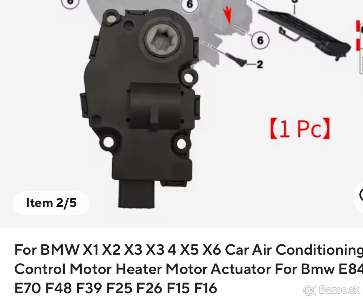 Motorcek žaluzie bmw x2 f39 novy er 279B00