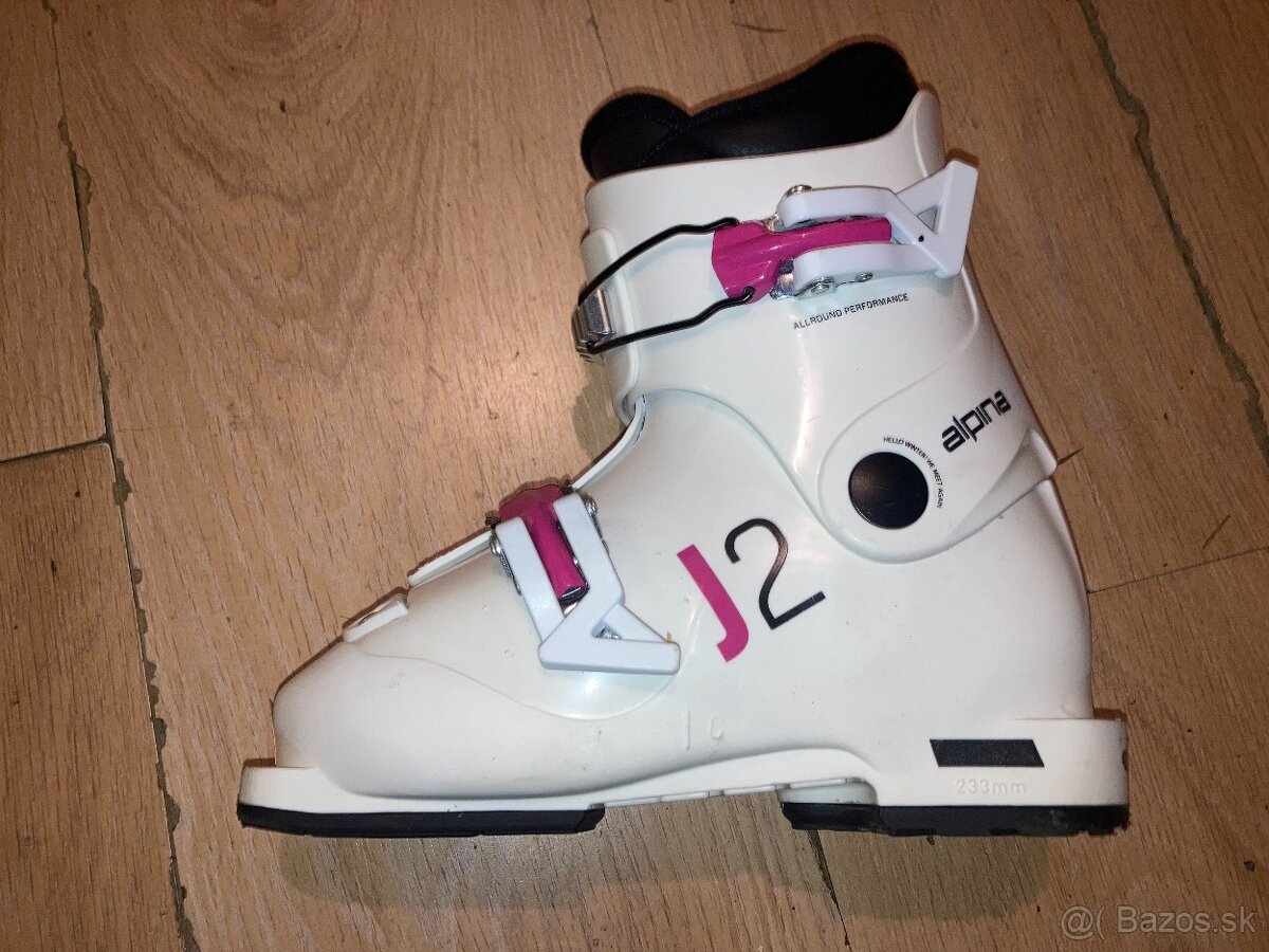 lyžiarky alpina j2 veľkosť 30