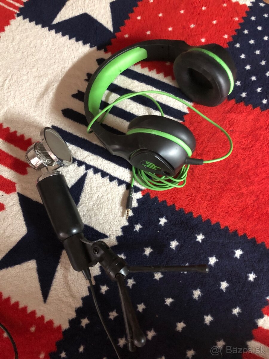 Predam slúchadla a mikrofón