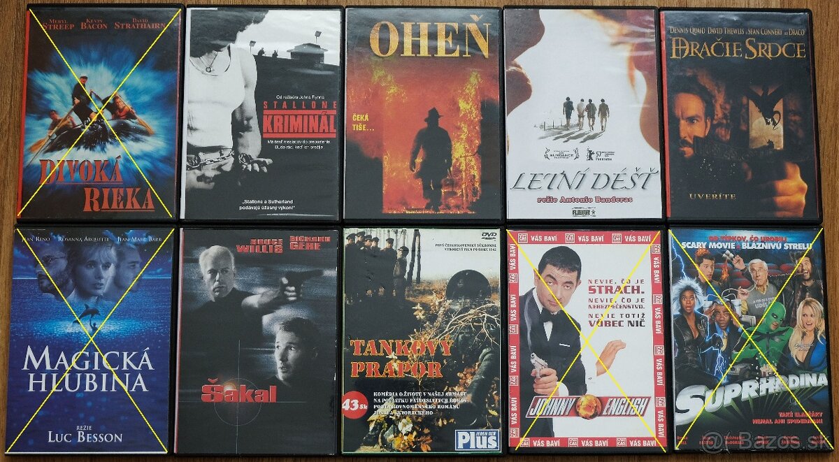 DVD FILMY (1,20 €)