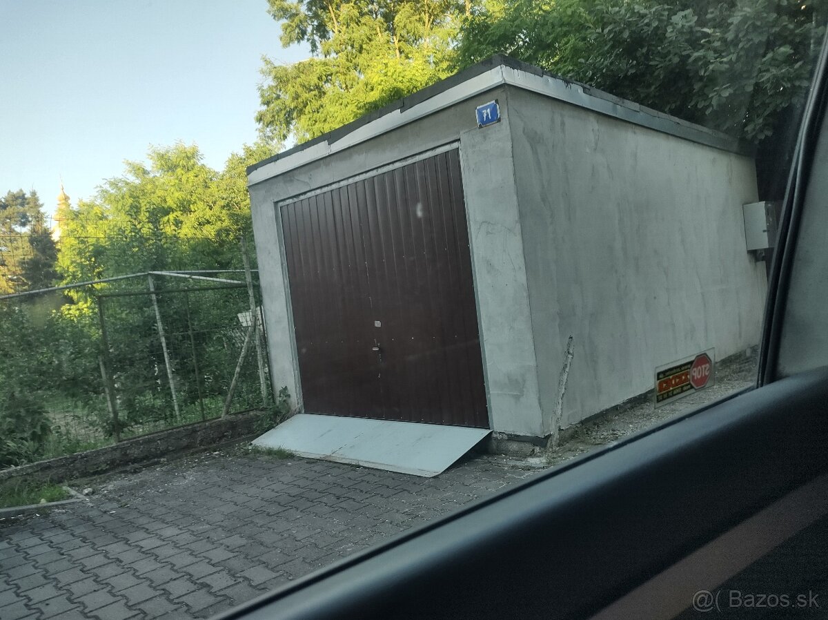 Predám garáž