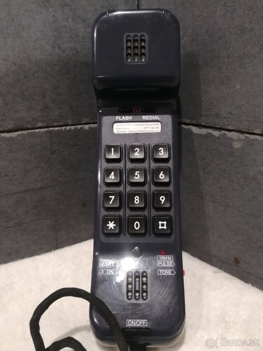 Tesla - zkušební mikrotelefon 4FP