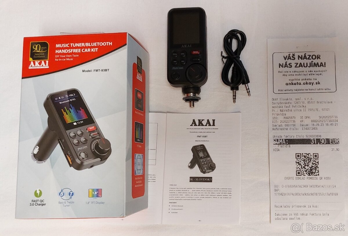 Transmitter AKAI, FMT-93BT