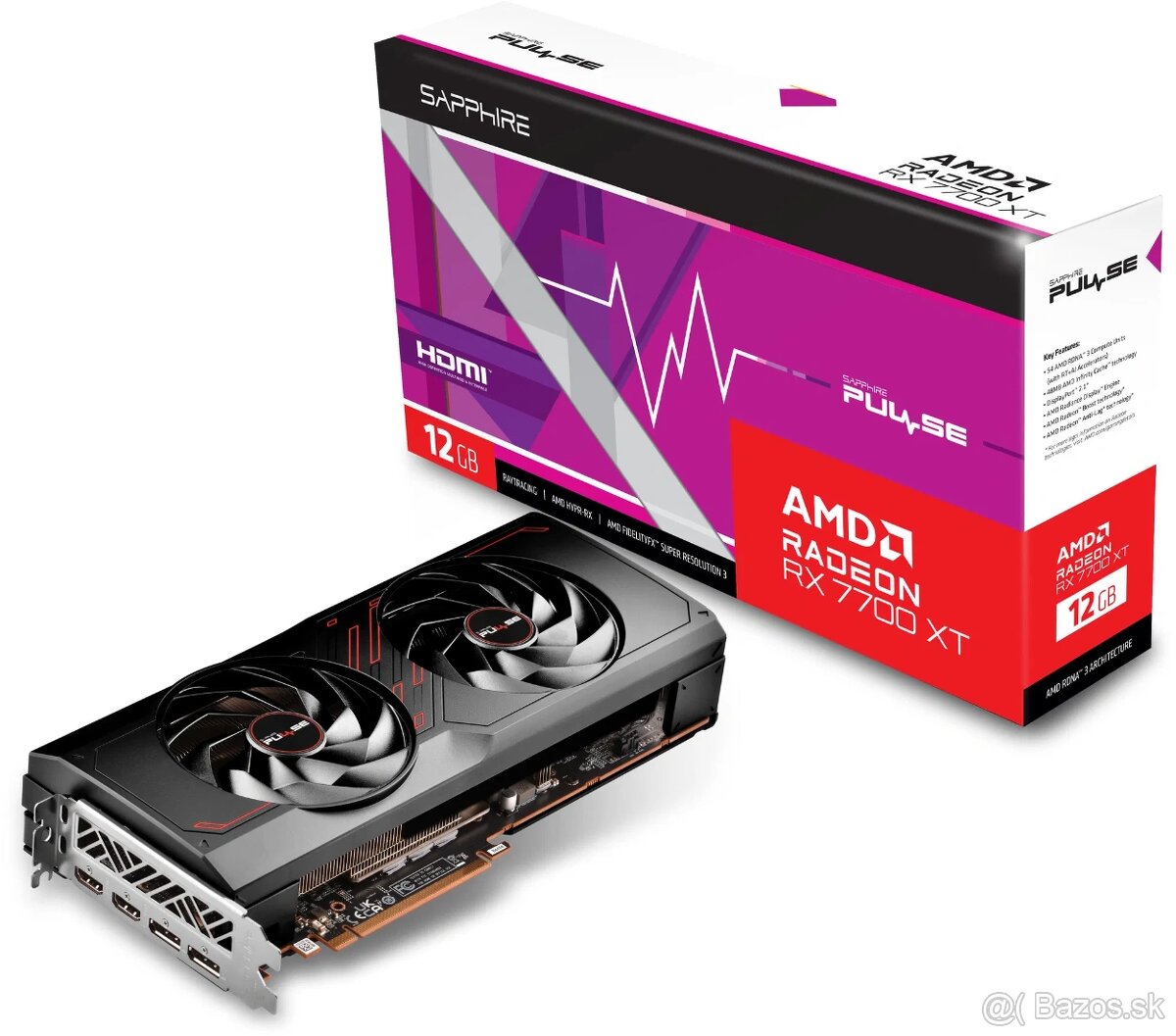 SAPPHIRE PULSE Radeon RX 7700 XT GAMING 12 GB
