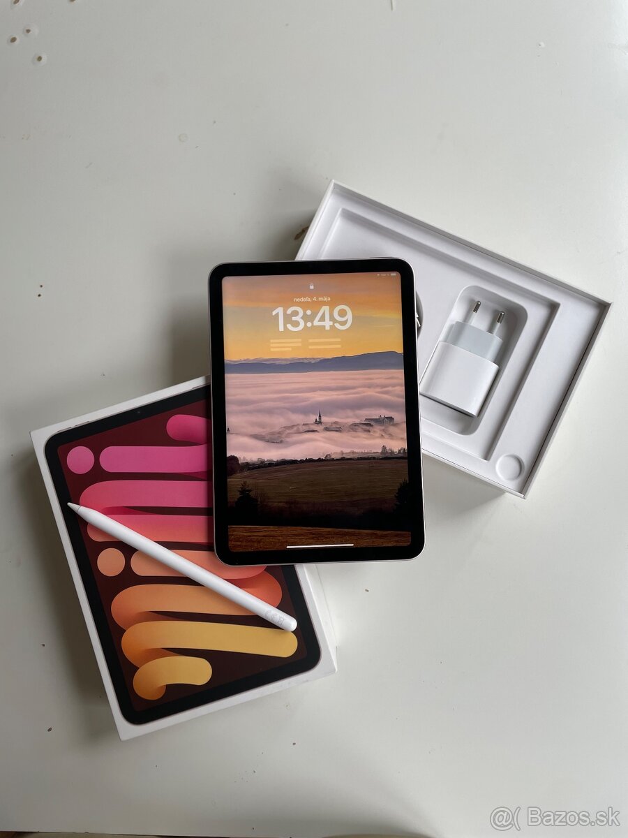 Predám iPad mini 6 64 GB Rose gold + Apple Pencil 2. gen.