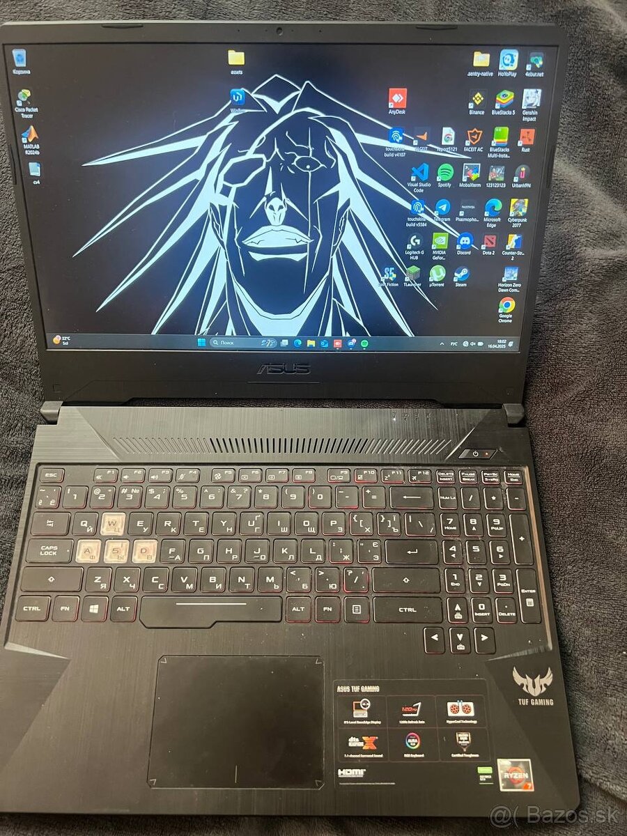 Asus tuf f15 | GTX 1650| R7 3750| 16GB