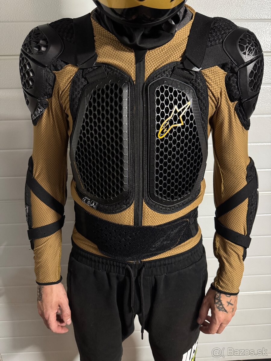Chránič tela Alpinestars Bionic Action 2 čierno-hnedý