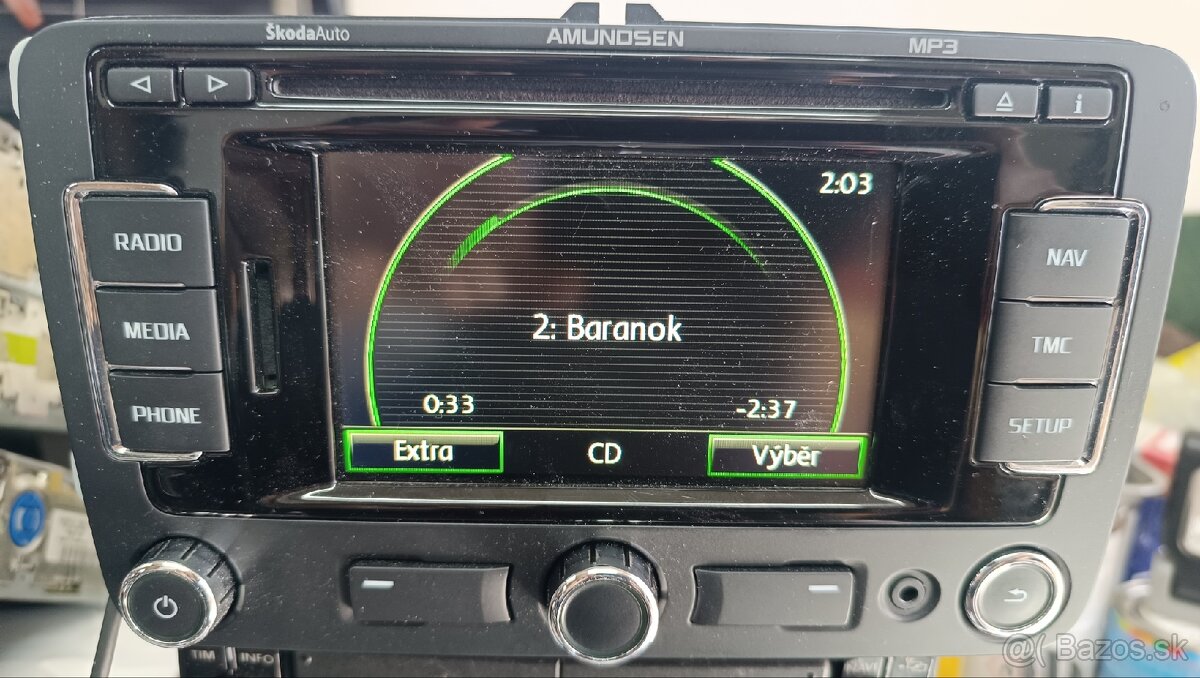 Skoda amundsen rns310 radio