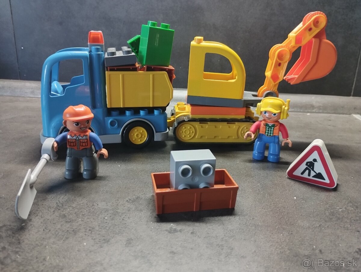 Lego Duplo bager s nákladným autom