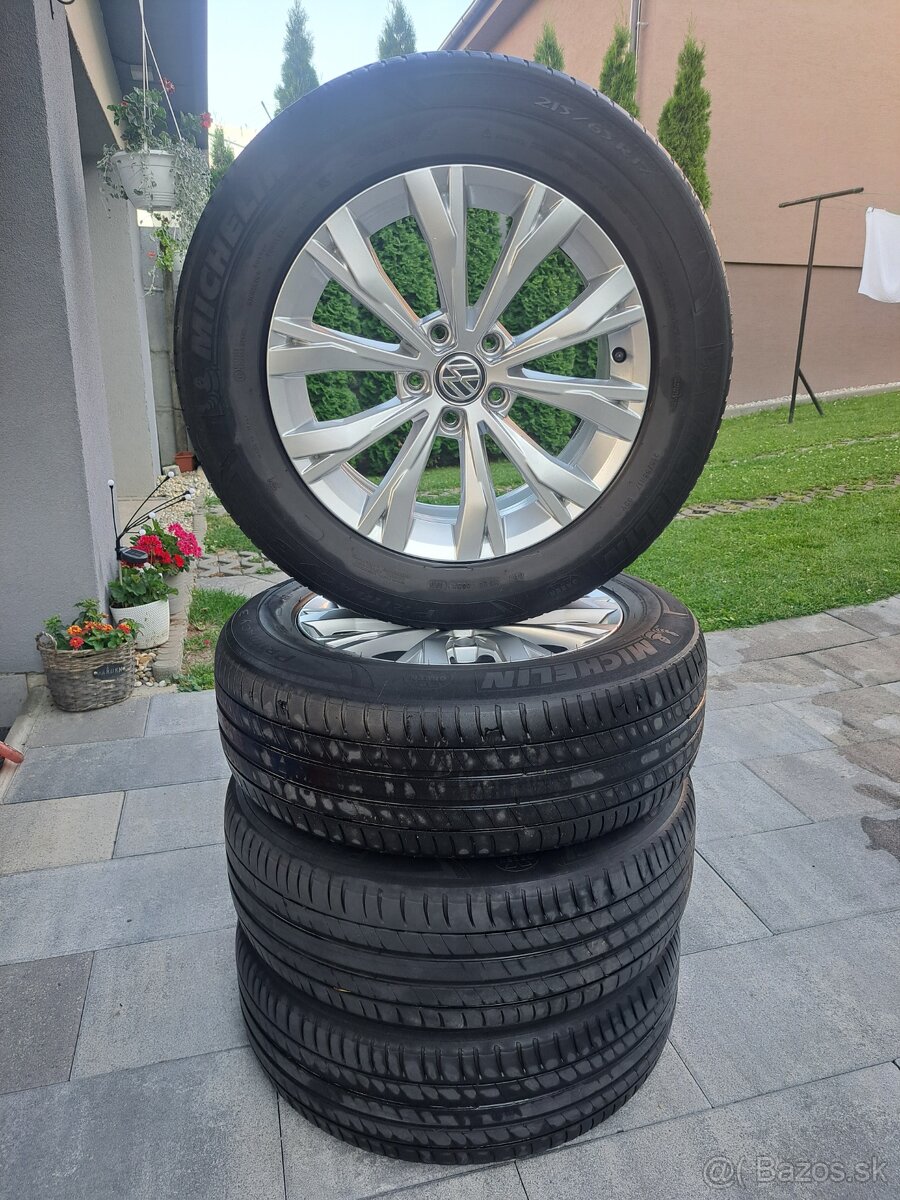 Original disky Vw Montana 215/55 R17 5x112