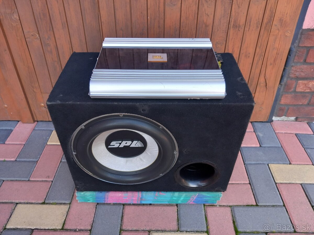 Subwoofer SPL 2000W + zosilňovač Jbl GTO4060