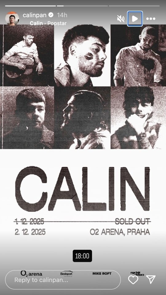 CALIN O2 ARENA Praha