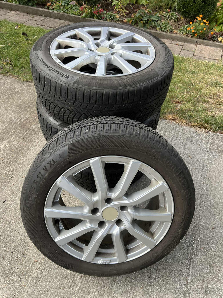 Zimná sada alu diskov AEZ 215/55 R17