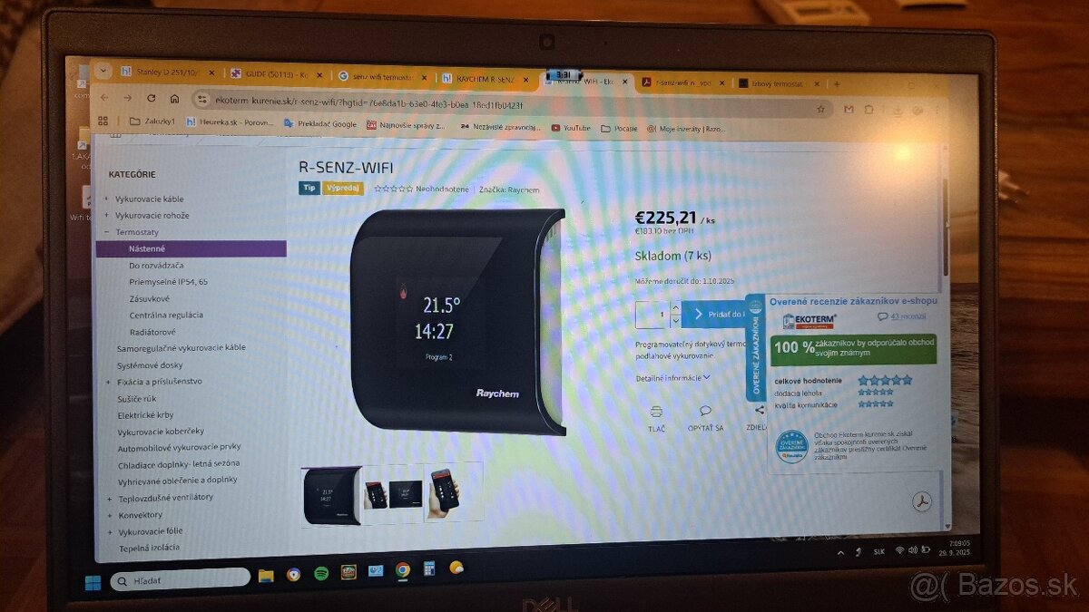 WIFi izbovy termostat