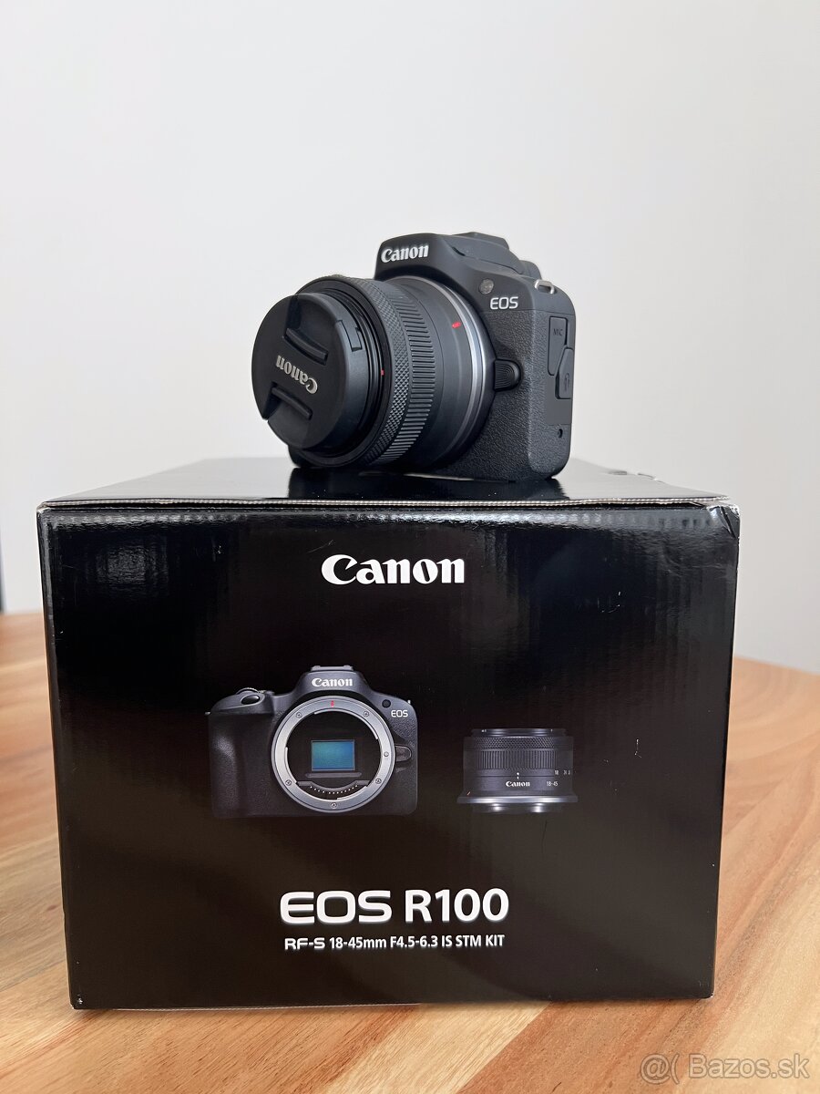 Canon EOS R100 + RF-S 18-45mm | stav ako nový