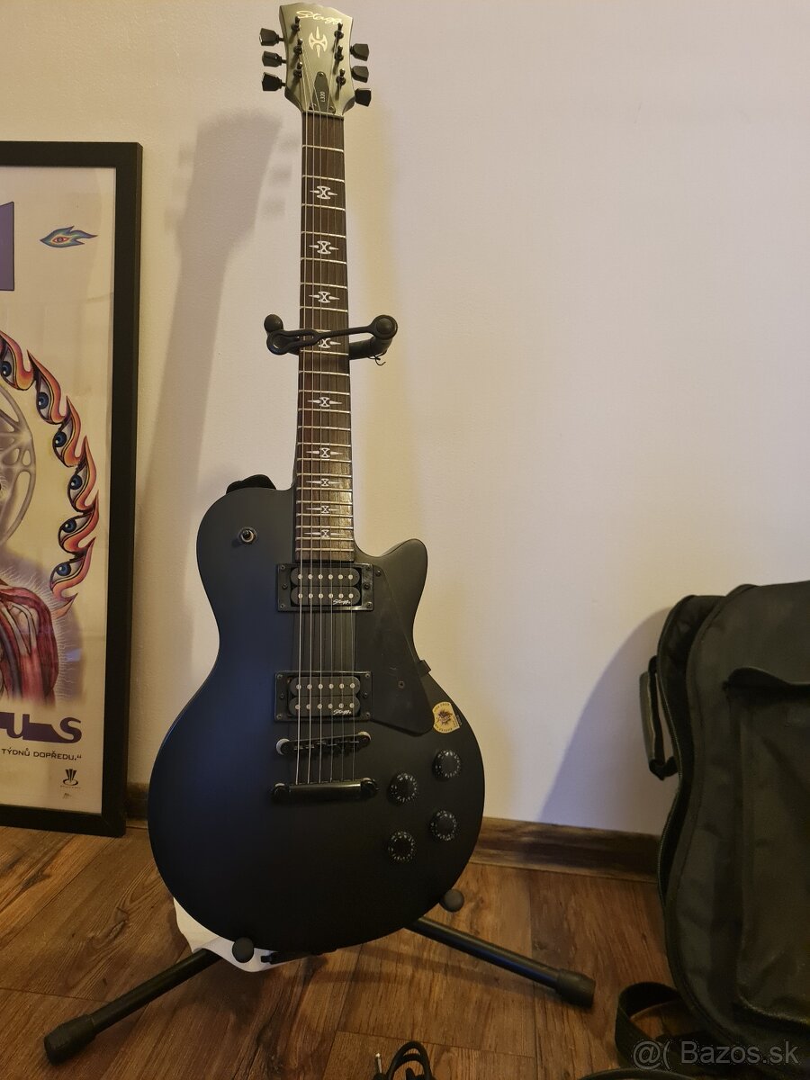 elektricka gitara Les Paul Stagg L320 - GBK