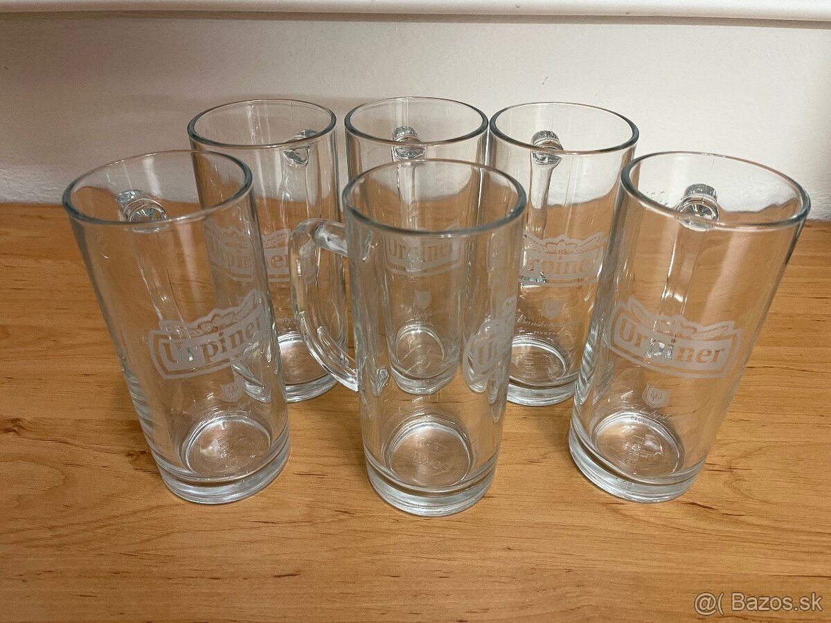 6x Urpiner krígel 0,3l