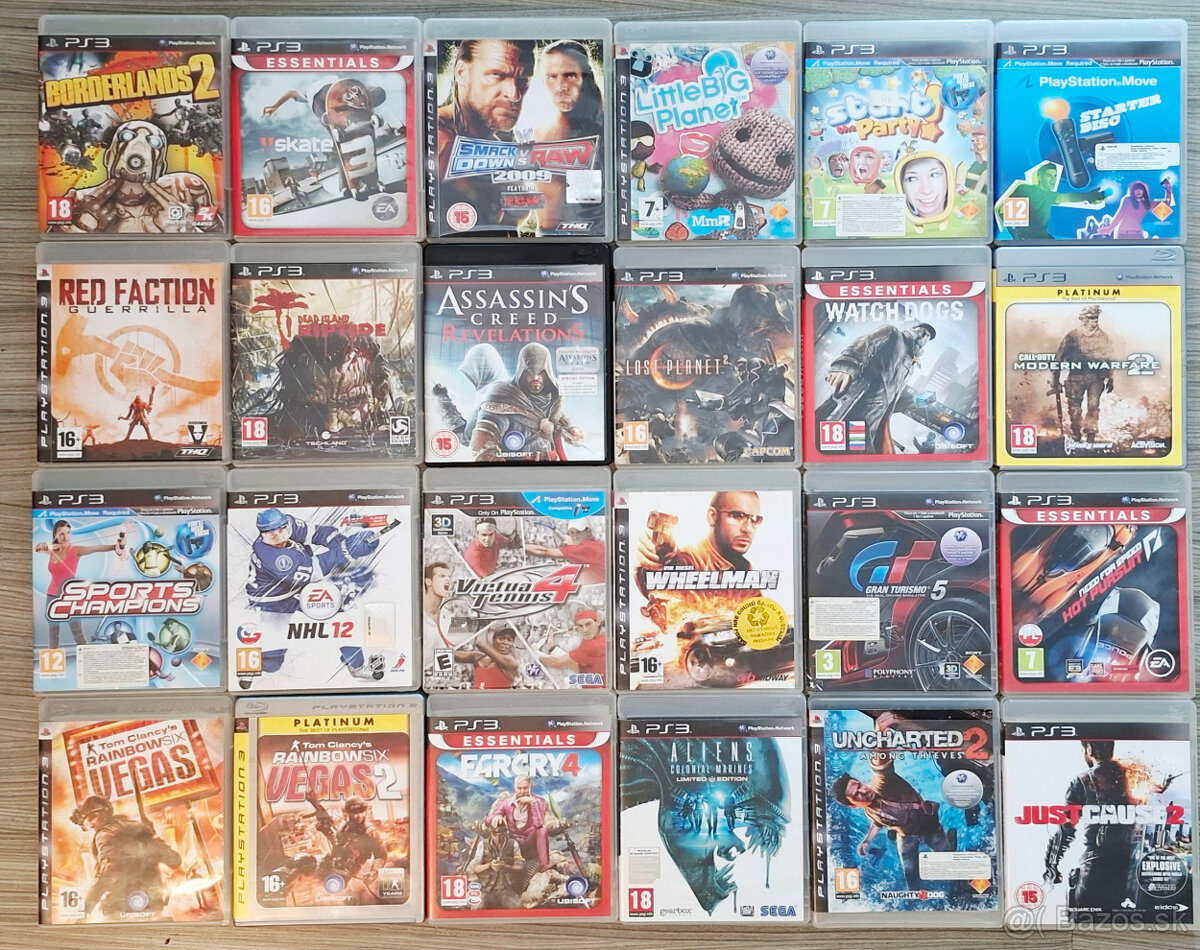 Predam hrane originalne hry na ps3 cena 7e za jednu.