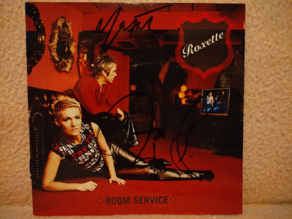 Podpísané CD Roxette Room Servis