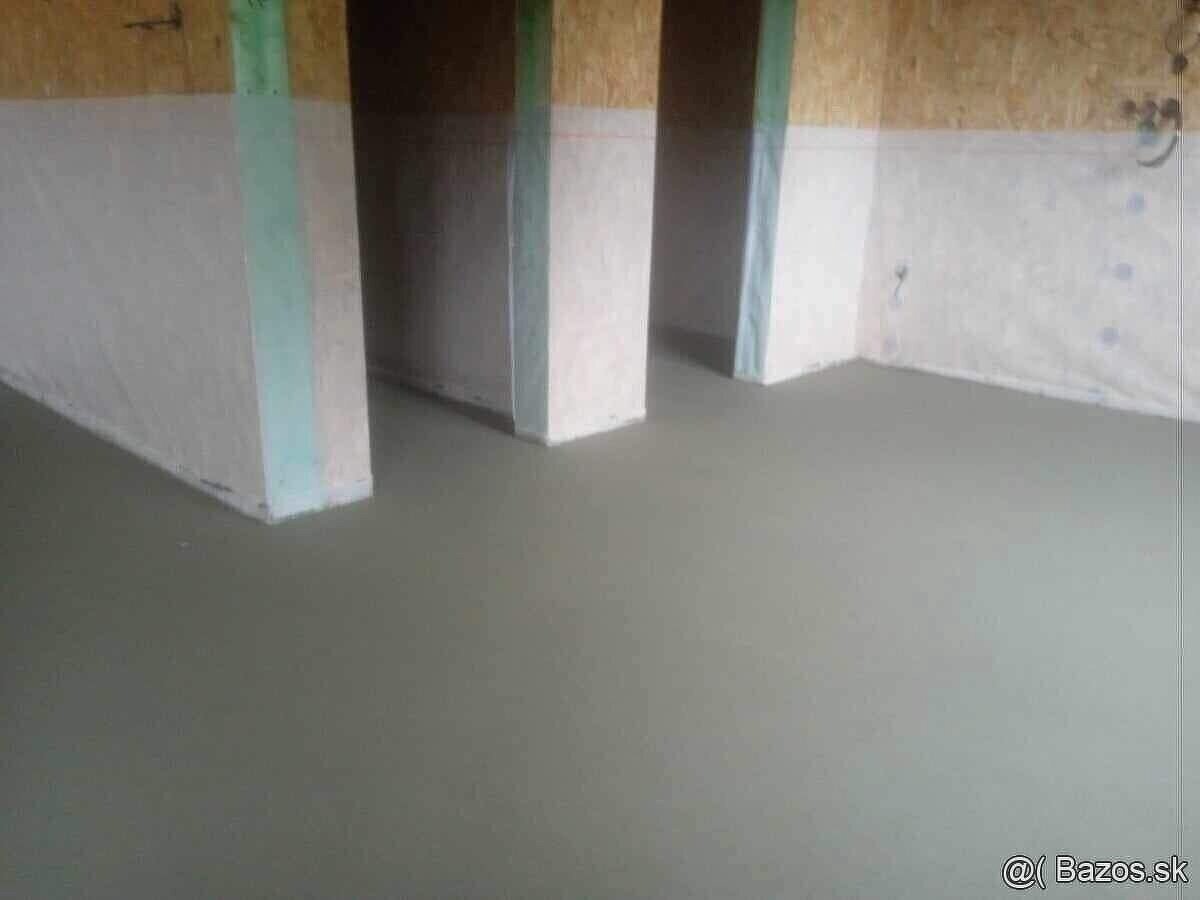 Realizujeme betónové (cementove)potery polystyrén betón