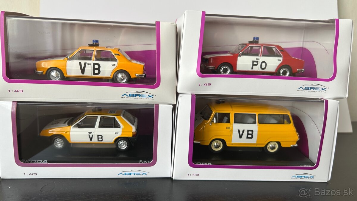 Modely Škoda VB, PO 1:43 ABREX