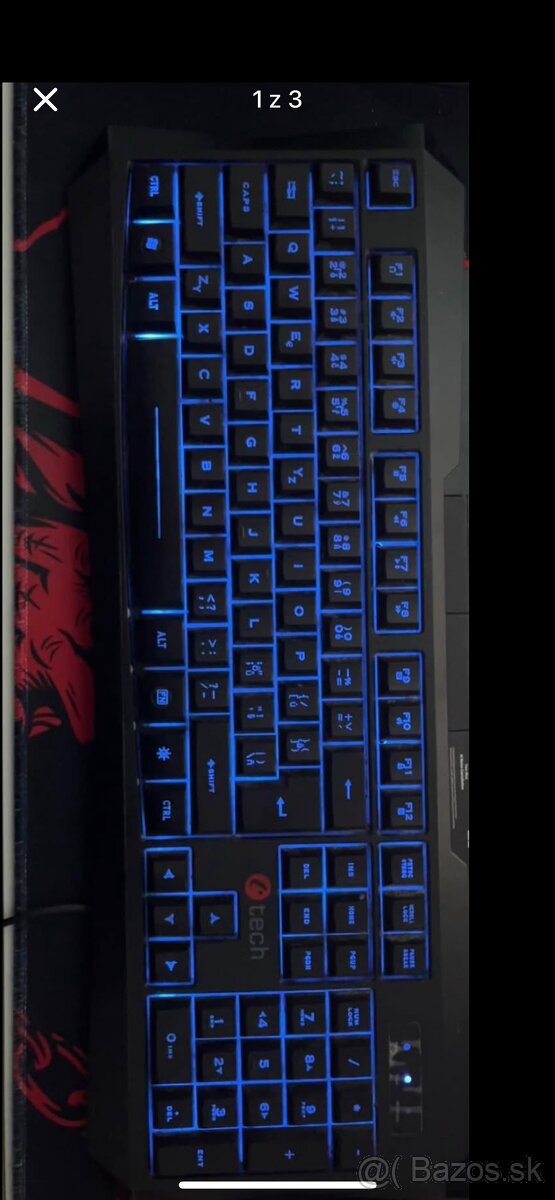 Logitech klavesnica Levice