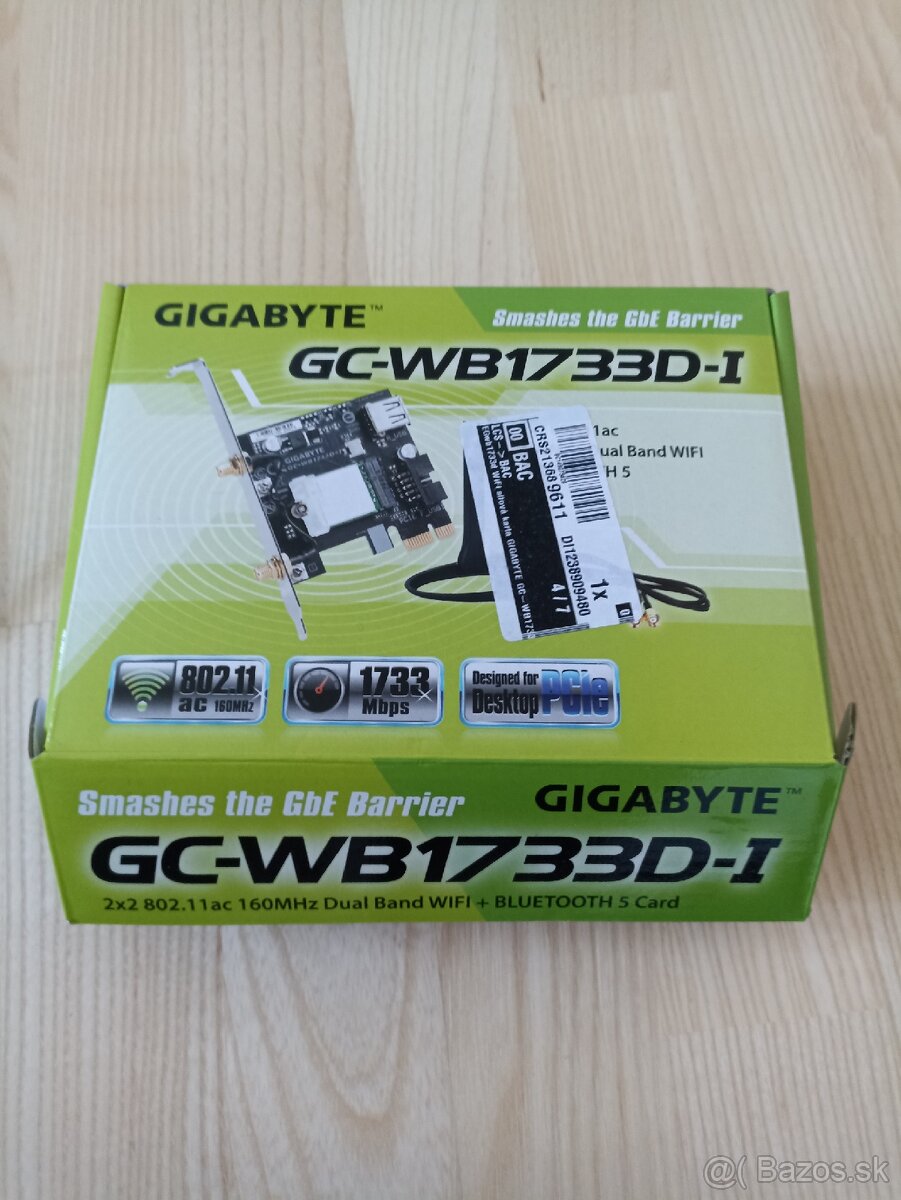 Sieťová karta GIGABYTE GC-WB1733D-I