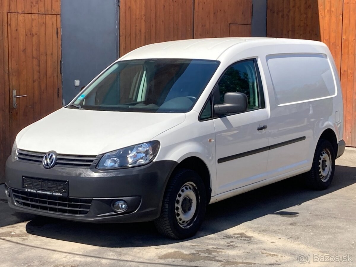 VOLKSWAGEN CADDY MAXI 1,6TDi VAN -DPH webasto,tažn