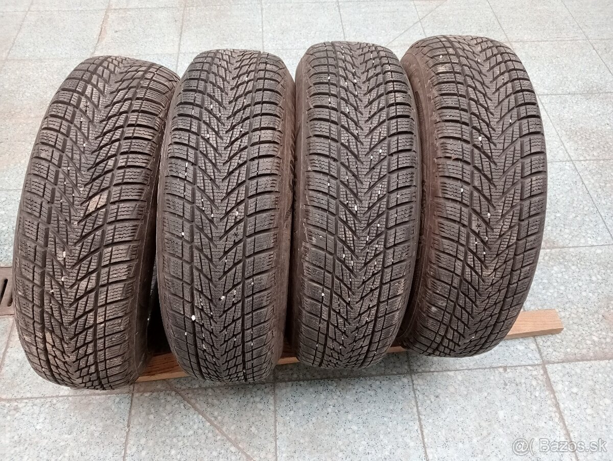 predám zimné pneumatiky GOODYEAR 185/65 R15