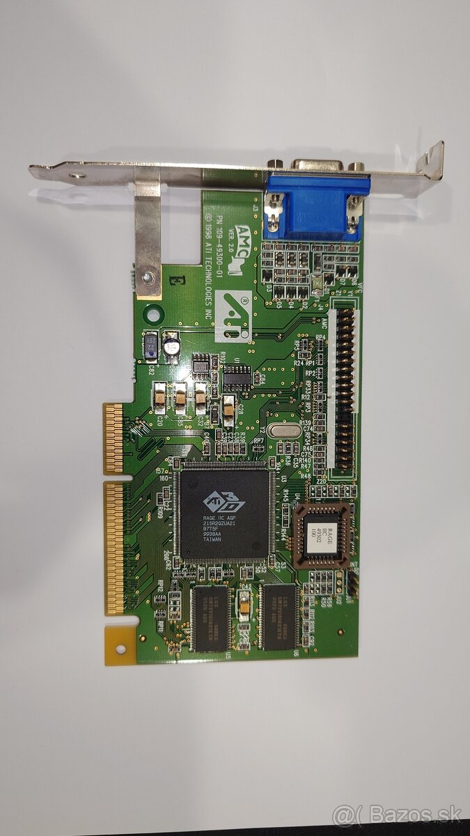 ATI Rage IIC AGP 4MB grafická karta