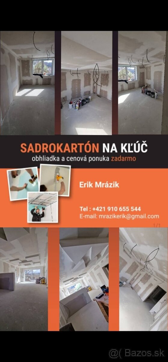 Sadrokartonarské práce