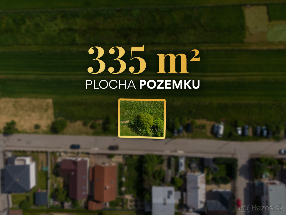 Atraktívny stavebný pozemok v žiadanej lokalite Košice – Bar