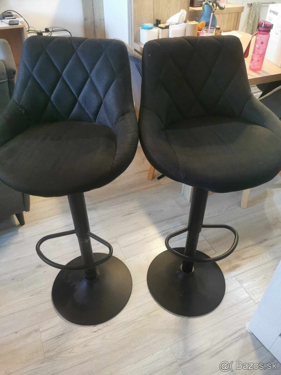 Barove stolicky cierne Terkan