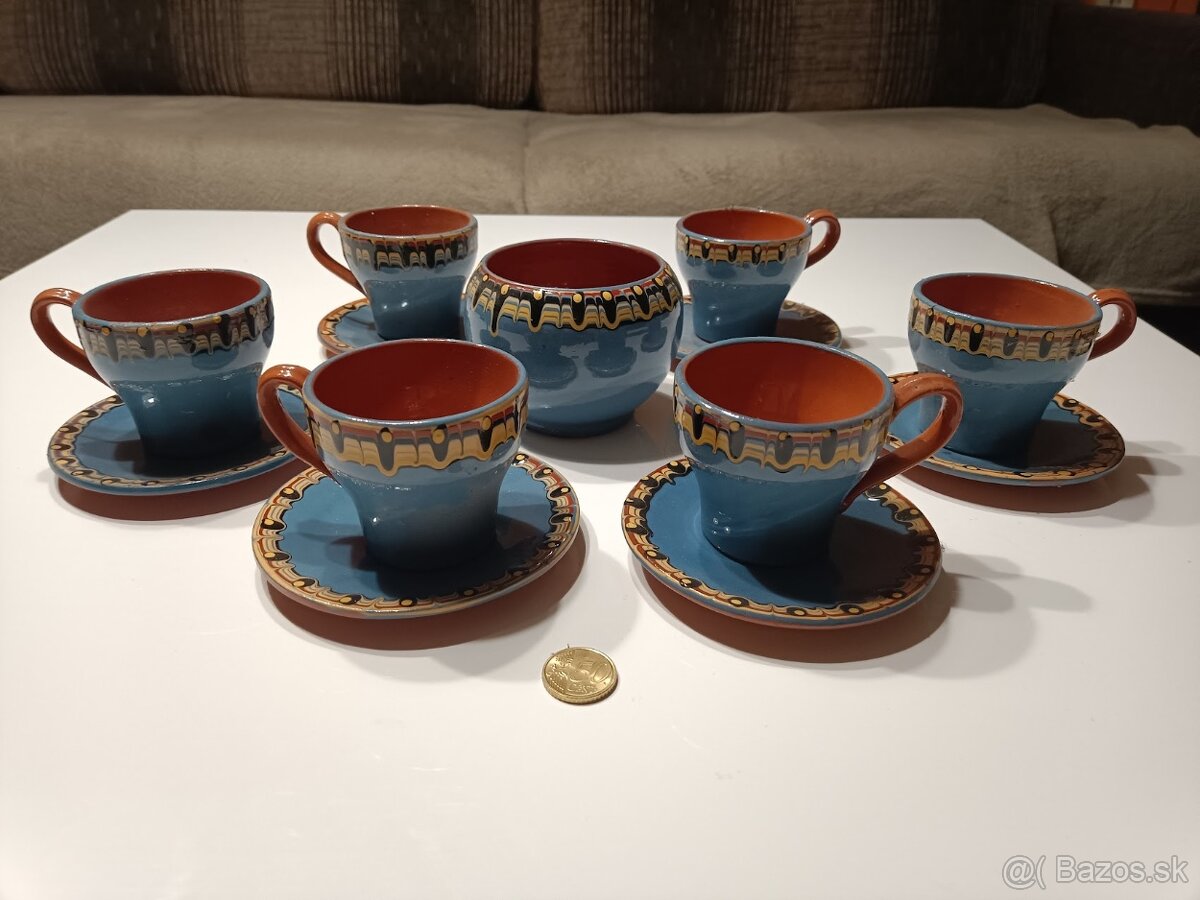 Keramická sada šálky