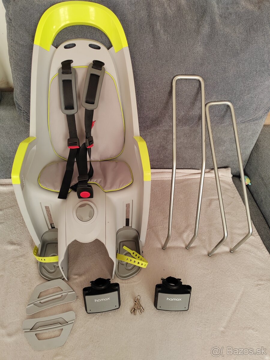 Hamax Amaze detská sedačka, sivá/limetková