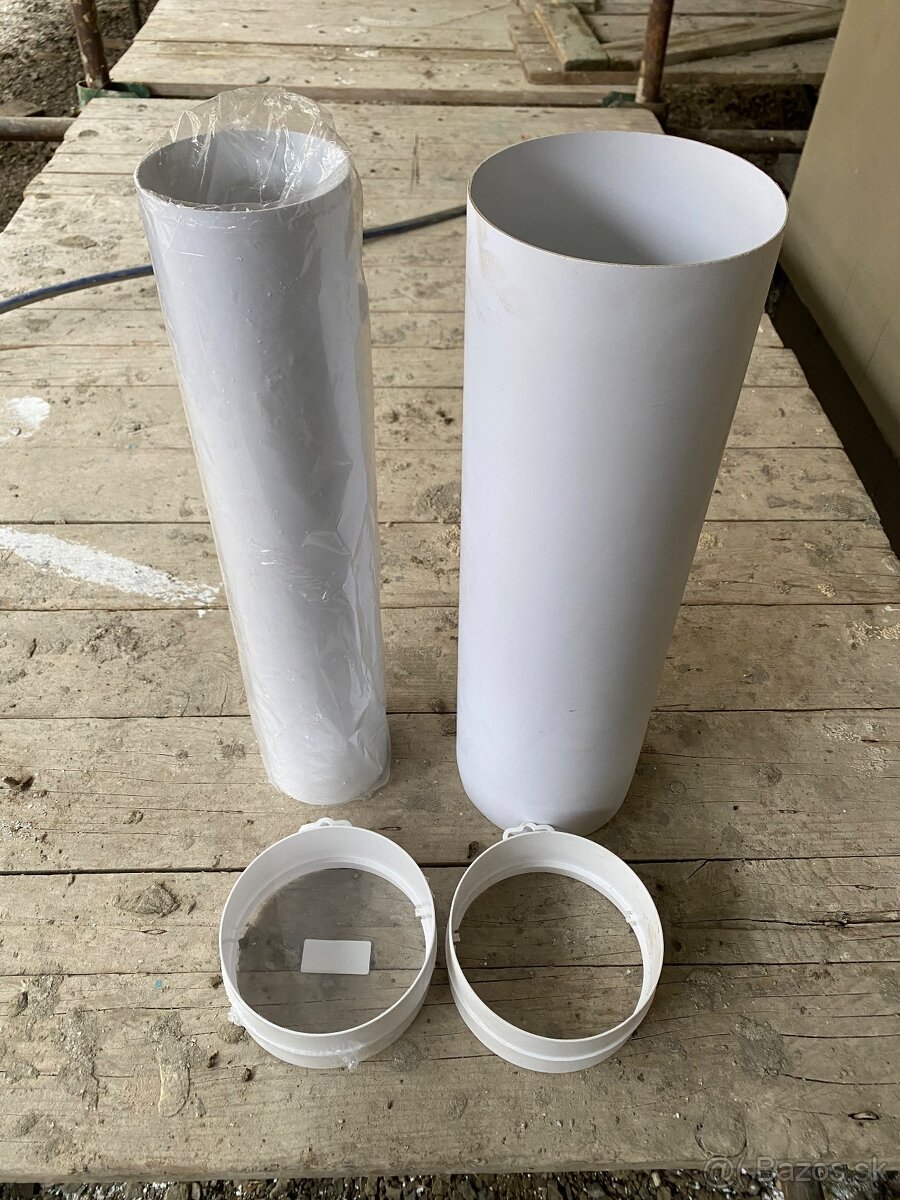 Plastové ventilačné potrubie a spojky