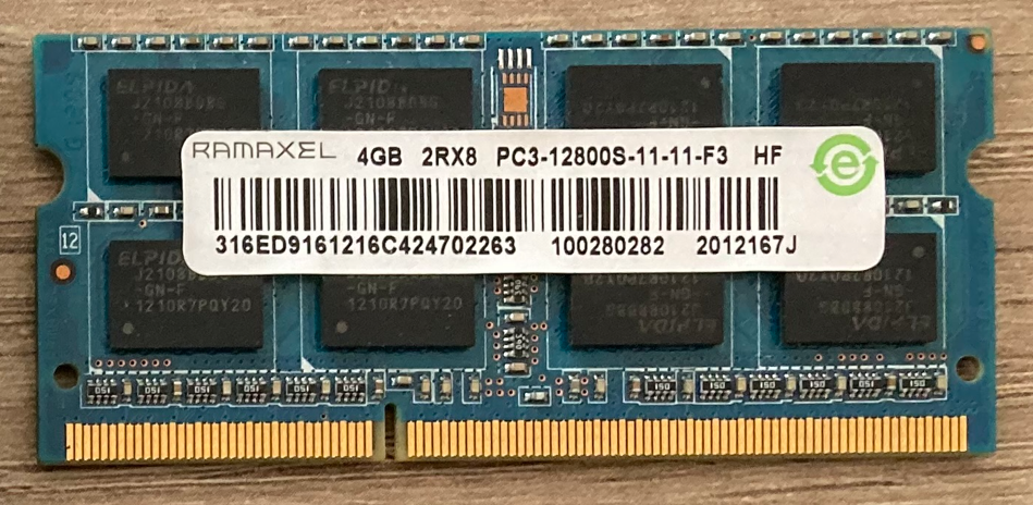 Ram 4GB DDR3 1600MHz CL11 SO-DIMM