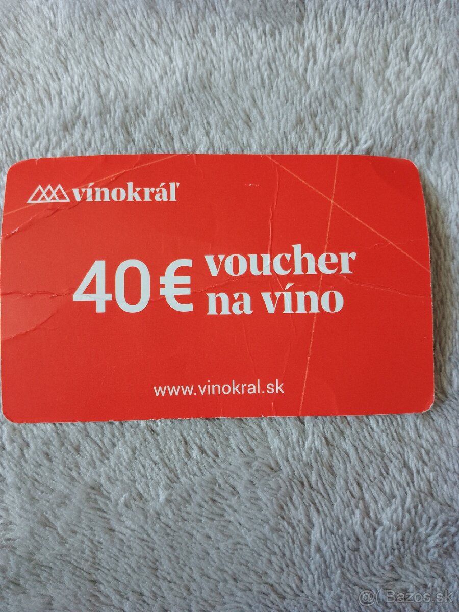 Voucher na víno do www.vinokral.sk
