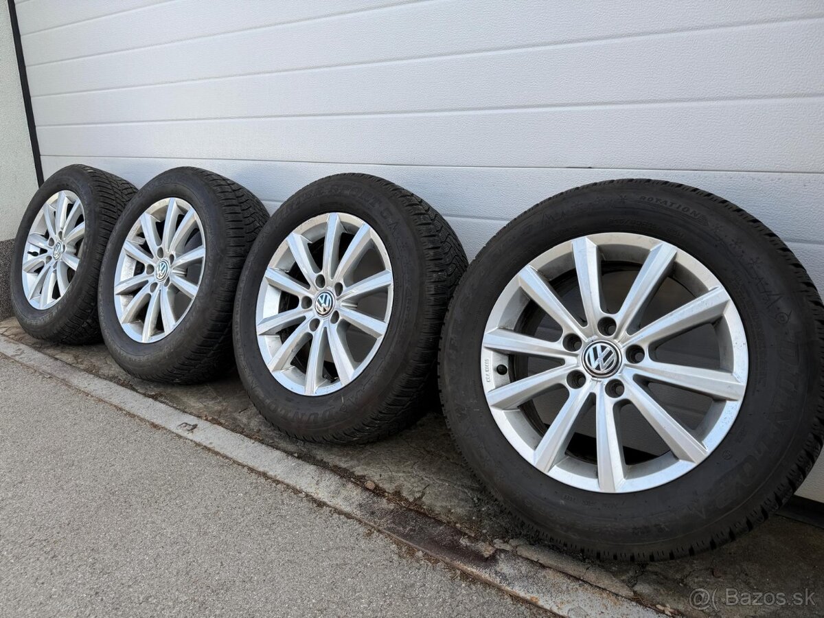 ORIGINAL VW PASSAT DISKY 5x112 R16 215/60 R16 CONTINENTAL