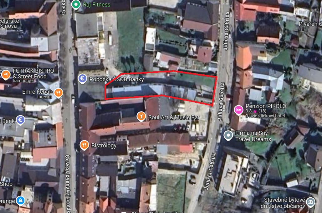 Na predaj pozemky priamo v centre Nového Mesta nad Váhom