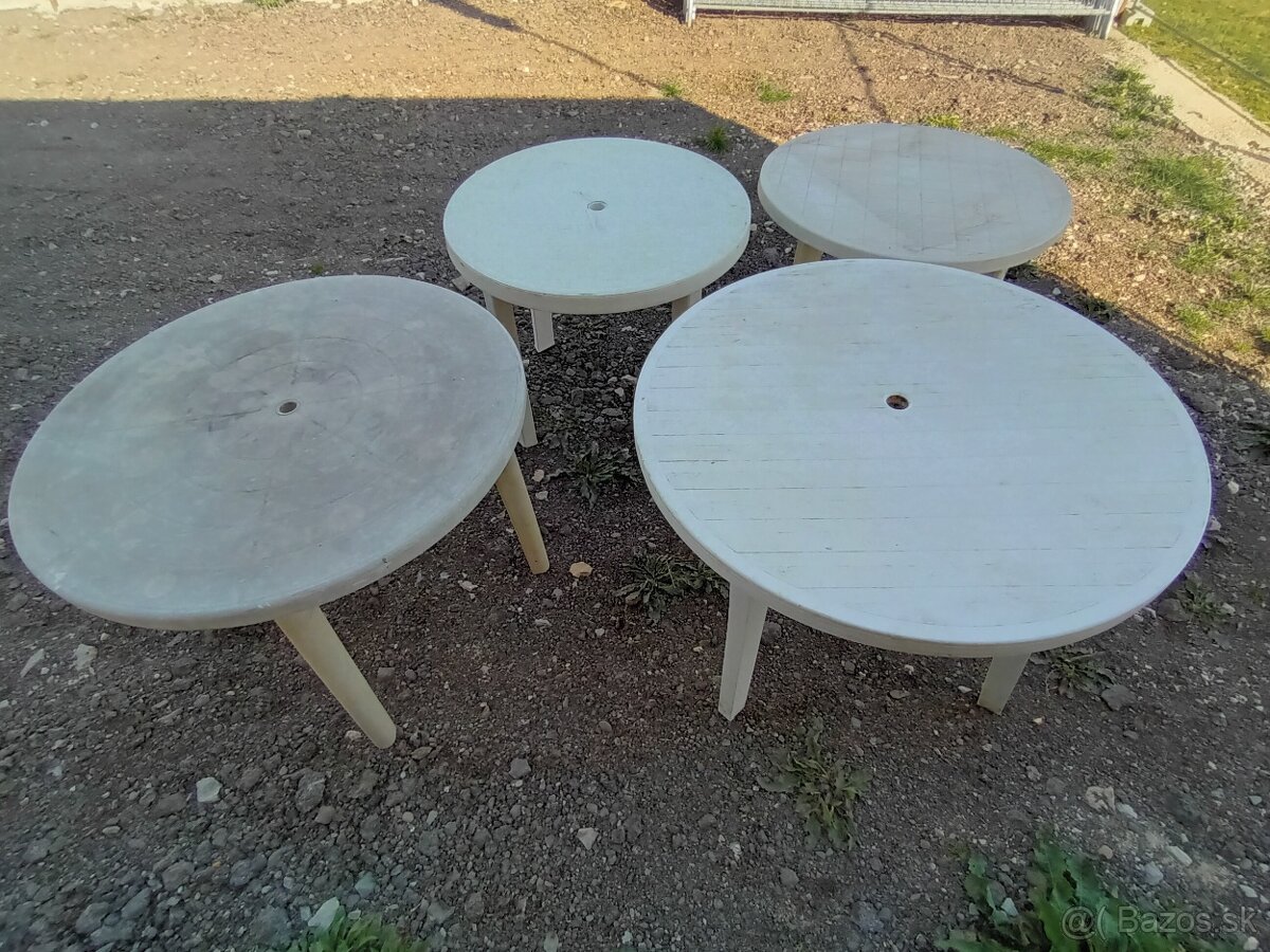 Plastové stoly