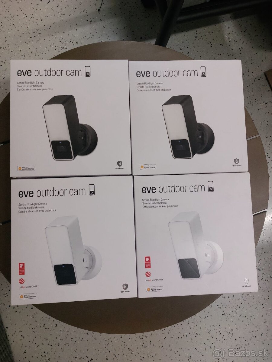 4 x kamera, 2× snimac vody 2x zabezpecenie okien