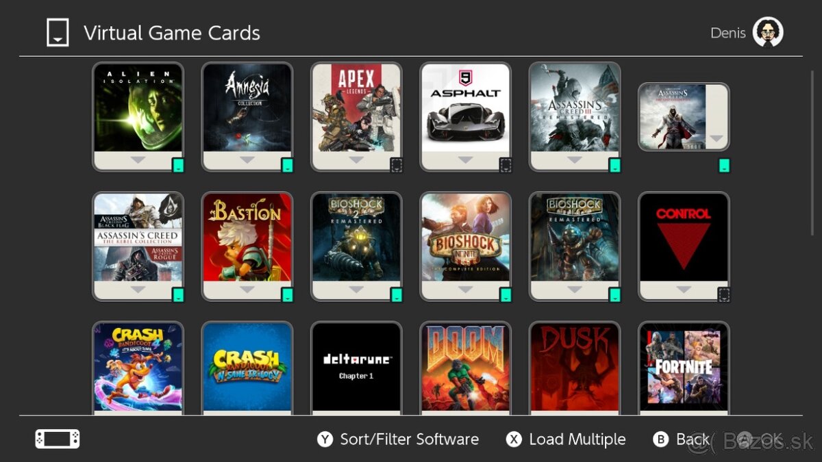 Nintendo Switch účet