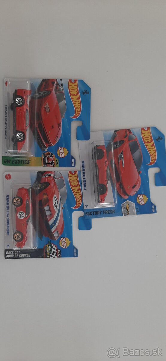 Hot wheels Ferrari novinky 2025