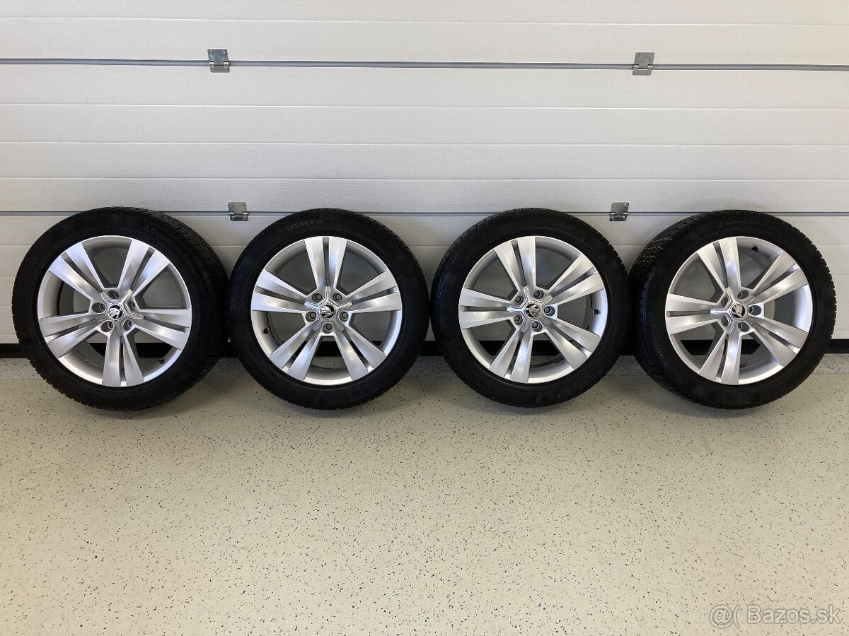 Zimná sada org ŠKODA 5x112 7J ET45 225/50 R18