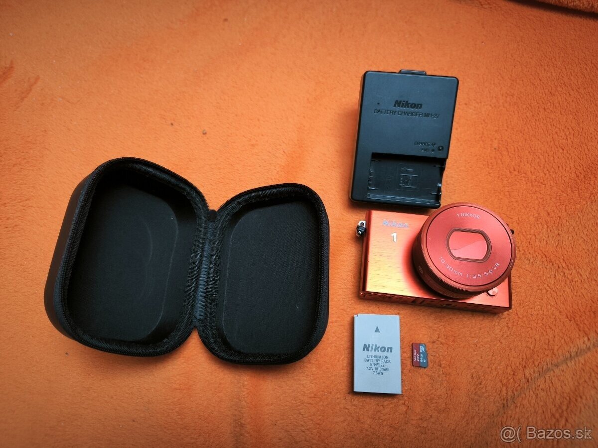 Digitálny fotoaparát - Nikon 1 J4 Objektiv VR 10-30mm Orange